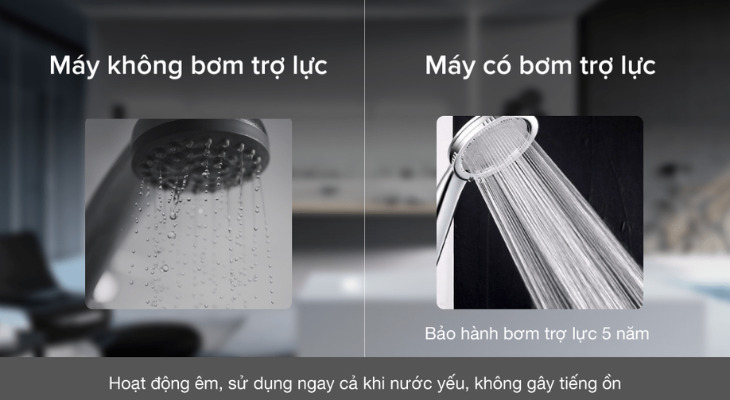 Bình nóng lạnh có bơm trợ lực