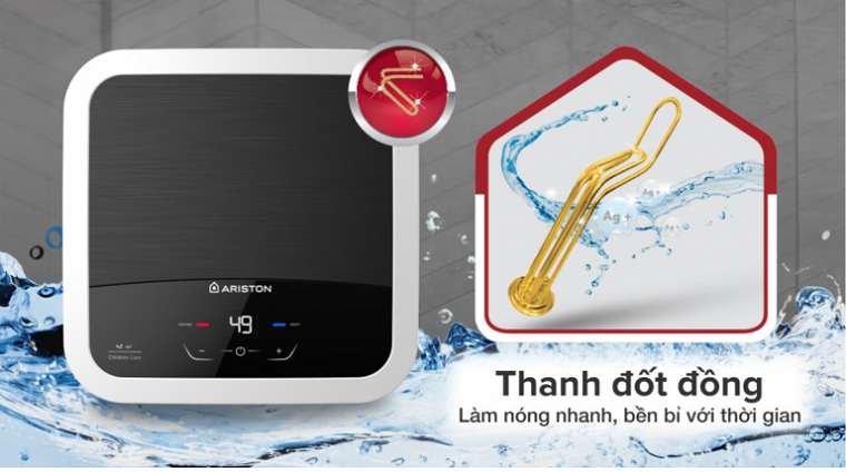 Bình nóng lạnh tích hợp bộ chống giật ELCB